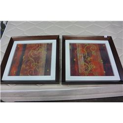 PAIR OF MATCHING PRINTS
