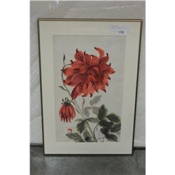 SURAIYA KHAN 'DHALIAS' WATERCOLOR appraisal: $650