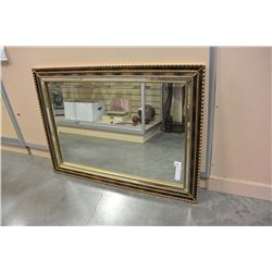 GILT FRAME BEVELLED WALL MIRROR