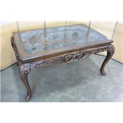 MARBLE INSERT DESIGNER COFFEE TABLE