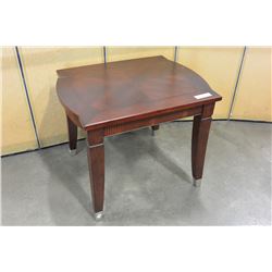CHERRY FINISH END TABLE