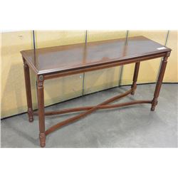 CHERRY FINISH SOFA TABLE