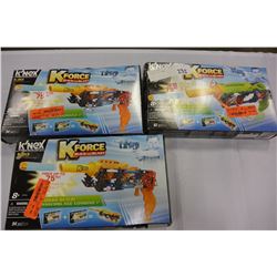 3 KINEX TOY GUNS