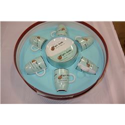 CASED ESPRESSO CUP & SAUCER SET