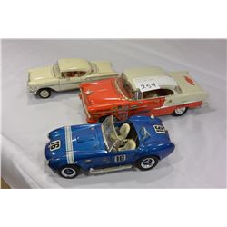 3 DIE CAST CARS