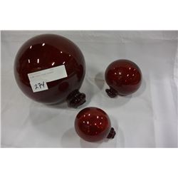 BLOWN GLASS FISH FLOATS