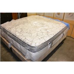 KING SIZE SERTA MASTER PIECE EURO TOP MATTRESS W/ BOX