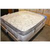 Image 1 : KING SIZE SERTA MASTER PIECE EURO TOP MATTRESS W/ BOX