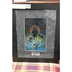 LIMITED EDITION STAR WARS FOIL PRINT