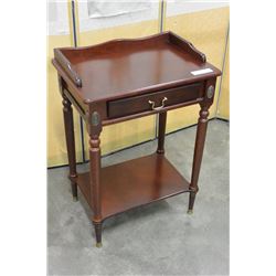 CHERRY FINISH TELEPHONE TABLE