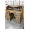 Image 1 : OAK ROLL TOP DESK