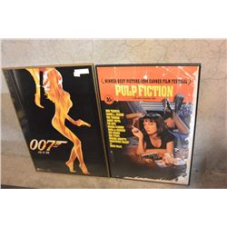 TWO FRAMED MOVIE POSTERS