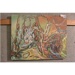 OTTO JEGODTKA 'ESCAPE' ACRYLIC PAINTING