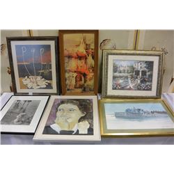 LOT OF FRAMED PRINTS