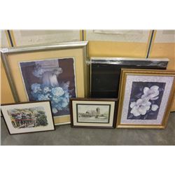 LOT OF FRAMED PRINTS