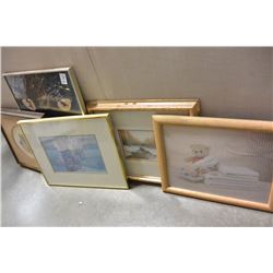 LOT OF FRAMED PRINTS