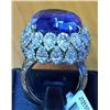Image 2 : Natural Kashmir Sapphire 35 Carats - Gubelin