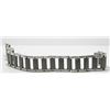Image 2 : Mens Stainless Steel Ladder Bracelet