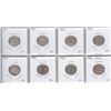 Image 1 : 6 Assorted Foreign Silver 6-Pence Coins