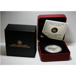 2014 RCM $10 Year Of the Horse Fine Silver Coin