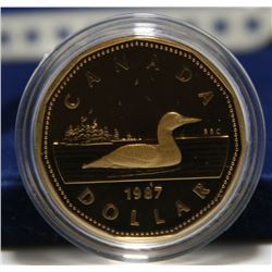 1987 Canada Dollar - First Year Of The Loonie