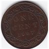 Image 1 : 1907-H Canada Large One Cent Coin-EF
