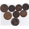 Image 2 : 8 Assorted Pre-Confederation Canadian Tokens/Pennies