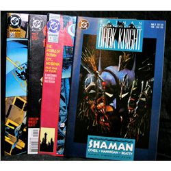 4 Batman Comics -- Legends of the Dark Knight, Gotham Nights, Gotham Adventures, & Knightfall