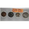 Image 3 : 1953 Canada Set of Silver Coinage - No Shoulder Fold