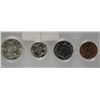 Image 5 : 1953 Canada Set of Silver Coinage - No Shoulder Fold