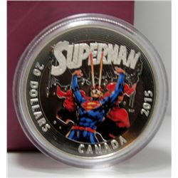 2015 Canada $20 Fine Silver Coin - Iconic Superman Comic Book Covers: Superman :28