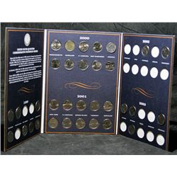 USA Commemorative Statehold Quarters - Collector's Album - 1999-2003 - Volume 1 - Missing 17 Coins