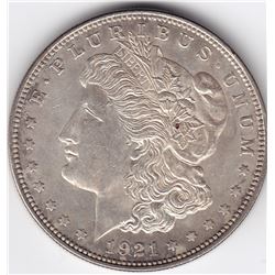 1921 USA Silver Morgan $1 Dollar Coin