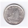 Image 1 : 1941 Canada Silver 10-Cent Dime Coin - AU - Slight Error