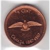 Image 1 : 1967 Canada ICCS Graded Small 1-Cent Coin - SP-66 - Red, Heavy Cameo