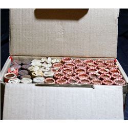 Box of Canada Pennies - 50 Rolls