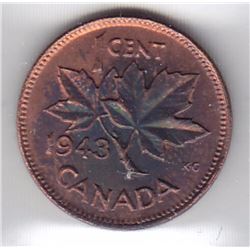 1943 Canada 1 Cent Coin