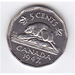 1947 ML Canada 5-Cent Nickel Coin