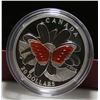Image 1 : 2016 Canada $20 Fine Silver Coin - The Colourful Wings of a Butterfly