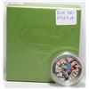 Image 2 : 2015 Canada $20 Fine Silver Coin: Iconic Superman Comic Book Covers: Action Comics #1
