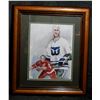 Image 1 : Autographed Drawing of Gordie Howe - Signed On The Back