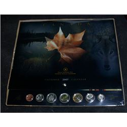 2007 Sealed RMC Calendar w uncirculated coins