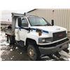 Image 2 : 2007 GMC C5500 DURAMAX DUMP TRUCK, WHITE, VIN # 1GDE5C3907F421836