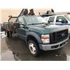 Image 2 : 2008 FORD F-550 XL SUPER DUTY, FLATDECK, GREEN, VIN # 1FD5F57R88EA22893