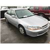 Image 2 : 1999 HONDA ACCORD,. 4 DOOR SEDAN, GREY, VIN # 1HGCG564XXA802786