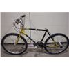 Image 2 : 2 BIKES: BLACK NO NAME FRONT SUSPENSION MOUNTAIN BIKE & BLACK KUWAHARA HYBRID BIKE