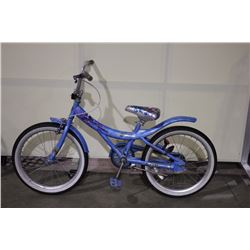 2 BIKES: BLUE KENT HEARTBREAKER KIDS BIKE & RED AVIGO MOUNTAIN BIKE