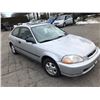 Image 2 : 1996 HONDA CIVIC LX, 2 DOOR HATCHBACK. GREY, VIN # 2HGEJ6327TH008875