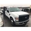 Image 2 : 2008 FORD F-350 XL SUPERDUTY, 4 DOOR FLATDECK, WHITE, VIN # 1FD3W36R88EB32114