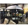 Image 2 : GREY FABRIC & METAL RECTANGULAR PATIO SHELTER - 3 X 6 FT